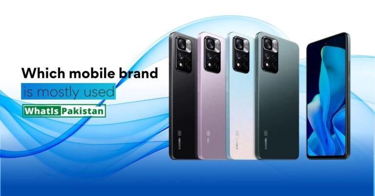 Which mobile brand is mostly used in Pakistan in 2023