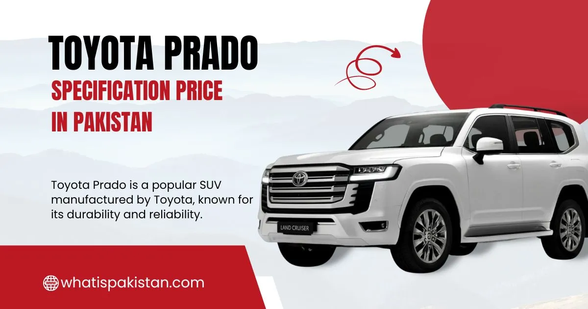 2023 Toyota Prado Specification Price in Pakistan