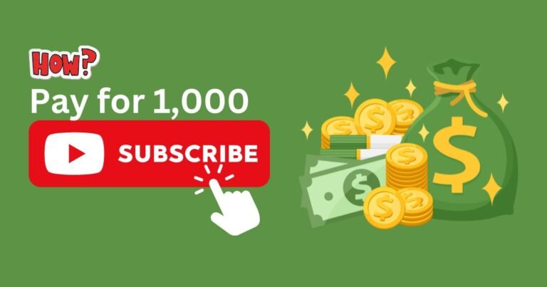 Pay for 1,000 Subscribers on YouTube in Pakistan