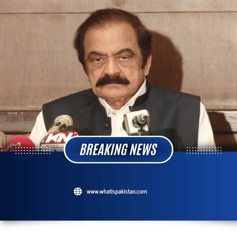 Elections Might Be Postponed to Early 2024, Says Interior Minister Rana Sanaullah