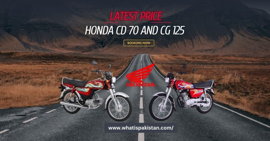 Honda cd 70 and cg 125 2024 prices